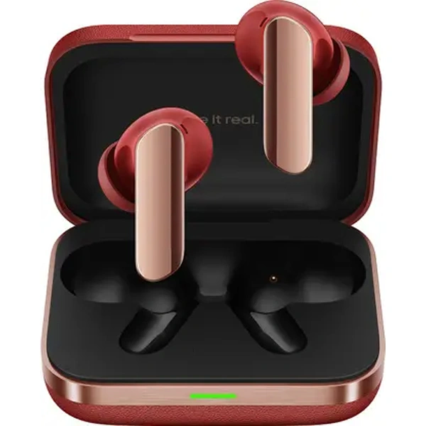 Realme Buds Air 7 Pro with 53dB ANC 360 Spatial Audio - Fiery Red - Fiery Red, New