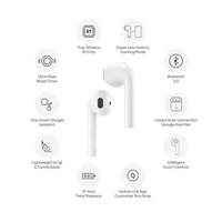 Realme Buds Air Neo In-Ear Bluetooth Earbuds - Red - Red