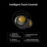 Realme Buds Q Truly Wireless Bluetooth in Ear Earbuds with Mic - Black - Black
