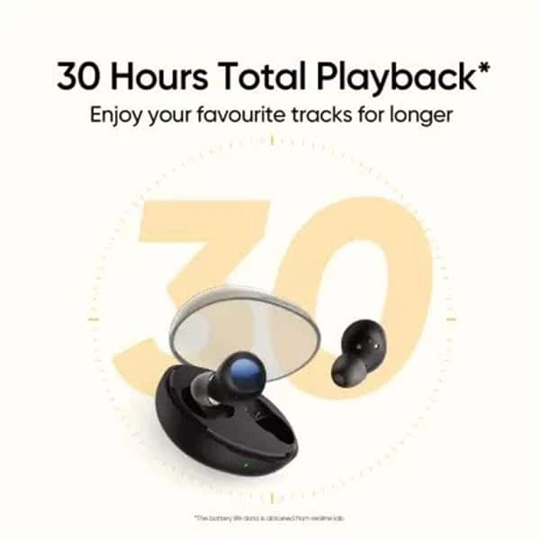 Realme Buds Q2s ENC Bluetooth Headset - Black - Black