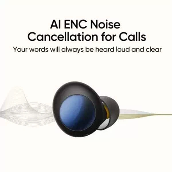 Realme Buds Q2s ENC Bluetooth Headset - Black - Black