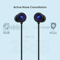 Realme Buds Wireless 2 Neckband with Dart Charge and Active Noise Cancellation - Blue - Blue