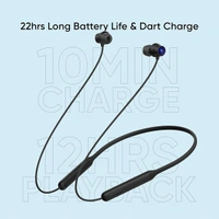Realme Buds Wireless 2 Neckband with Dart Charge and Active Noise Cancellation - Blue - Blue