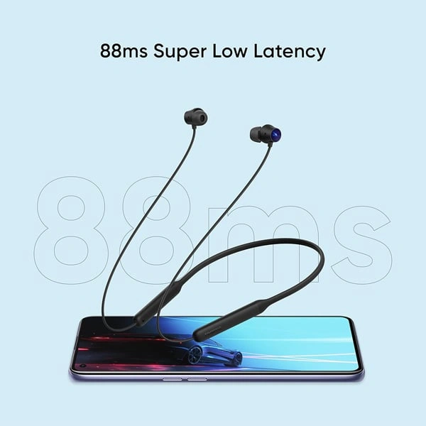 Realme Buds Wireless 2 Neckband with Dart Charge and Active Noise Cancellation - Blue - Blue