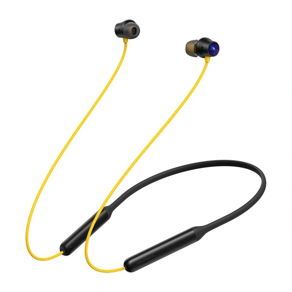 Realme Buds Wireless 2 Neckband with Dart Charge and Active Noise Cancellation - Yellow - Yellow