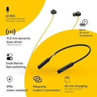 Realme Buds Wireless 2S In Ear Bluetooth Earphone with Mic - Blue - Blue