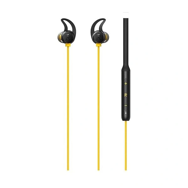 Realme Buds Wireless In Ear Bluetooth Earphones with Mic - Yellow - Yellow