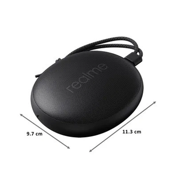 Realme Cobble 5W Bluetooth Speaker - Black - Black