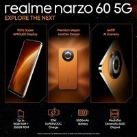 Realme Narzo 60 5G Mobile Phone - Cosmic Black - Cosmic Black