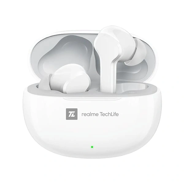 Realme Techlife Buds T100 True Wireless Earbuds - White - White