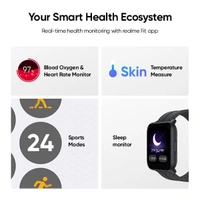Realme TechLife Watch SZ100 1.69'' HD Display Smartwatch - Blue - Blue
