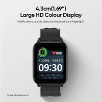 Realme TechLife Watch SZ100 1.69'' HD Display Smartwatch - Blue - Blue