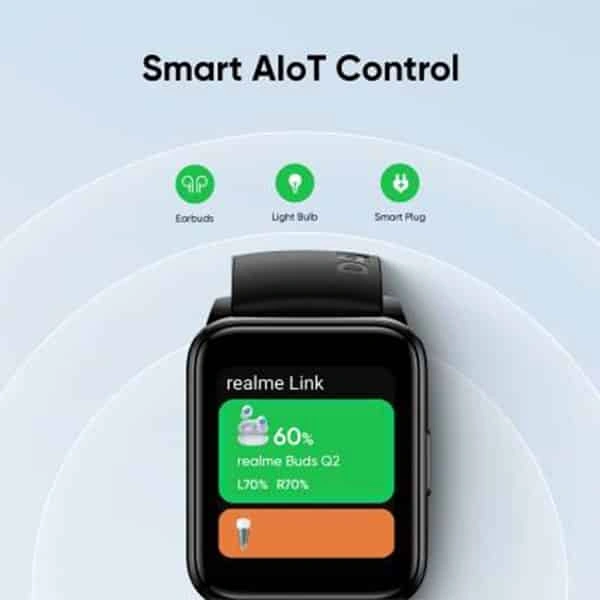 Realme Watch 2 Smart Watch - Black - Black