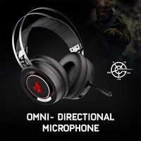 Redgear Cloak Wired RGB Wired Over Ear Gaming Headphones