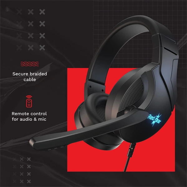 Redgear Shadow Spear Gaming Wired On Ear Headphones