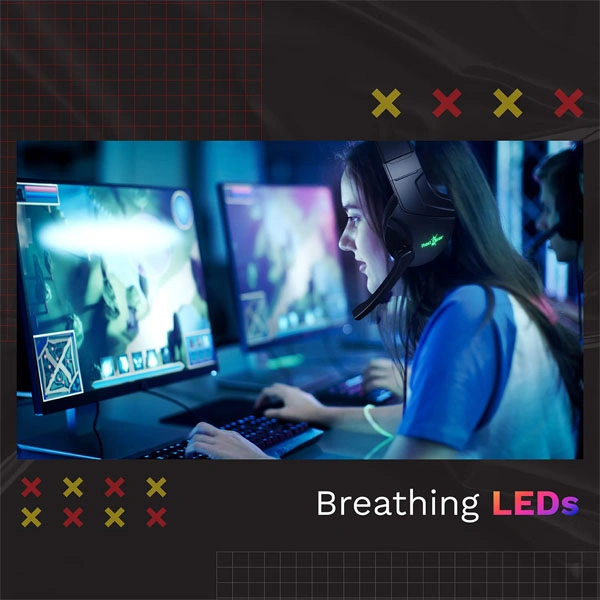 Redgear Shadow Spear Gaming Wired On Ear Headphones