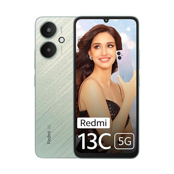 Redmi 13C 5G Mobile Phone - Startrail Green, 4GB RAM + 128GB Storage - Startrail Green