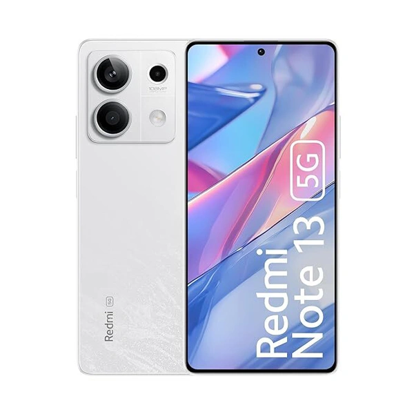 Redmi Note 13 5G Mobile Phone - Arctic white, 6GB RAM + 128GB Storage - Arctic white