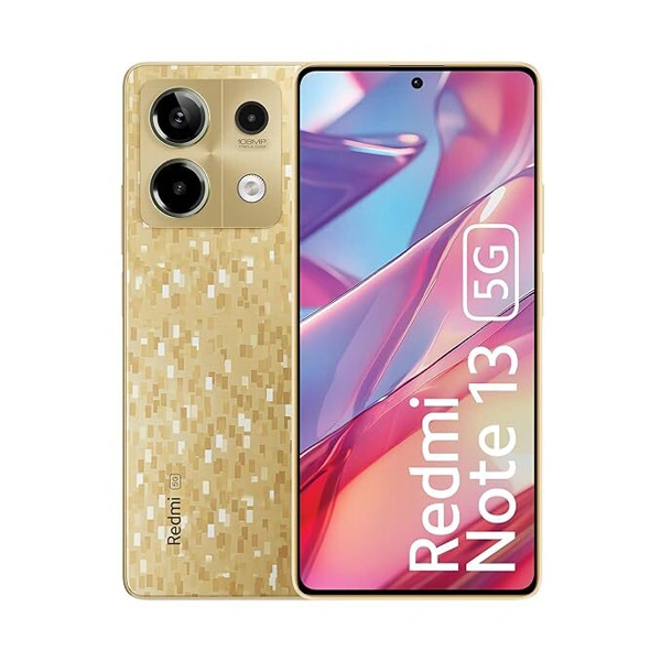 Redmi Note 13 5G Mobile Phone - Prism Gold, 6GB RAM + 128GB Storage - Prism Gold