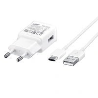 Samsung 15W Fast Charger (Type A to Type C Cable, Sync & Transfer)