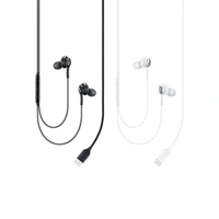 Samsung AKG-Tuned IC100 Type-C Wired In Ear Earphone with Mic - White - White