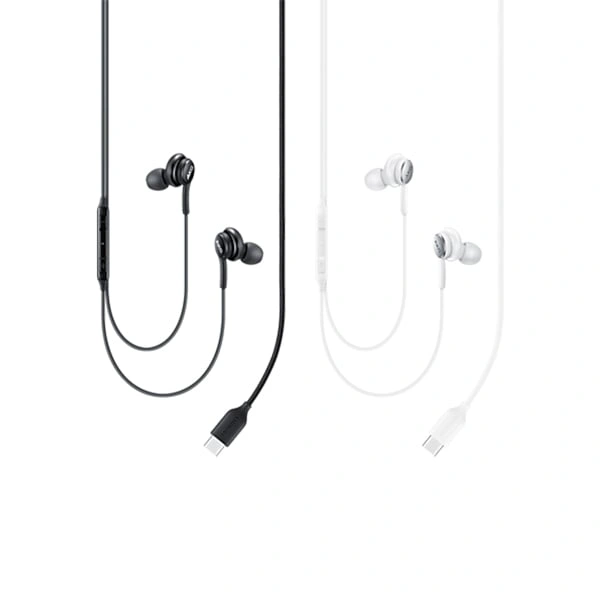 Samsung AKG-Tuned IC100 Type-C Wired In Ear Earphone with Mic - White - White