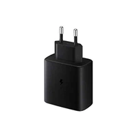 Samsung Cellular Phones Original 45W Travel Adapter + C to C Cable - White - White