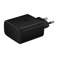 Samsung Cellular Phones Original 45W Travel Adapter + C to C Cable - White - White