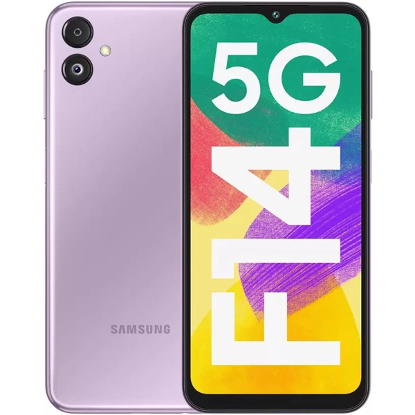 Samsung F14 5G Mobile Phone - B.A.E. Purple, 4GB RAM + 128GB Storage - B.A.E. Purple