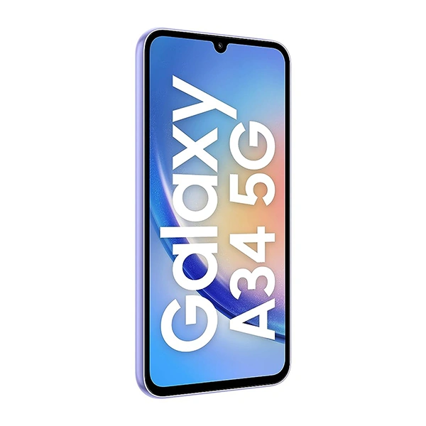 Samsung Galaxy A34 5G Mobile Phone - Awesome Violet, 8GB RAM + 128GB Storage - Awesome Violet