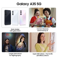 Samsung Galaxy A35 5G Mobile Phone - Awesome Iceblue, 8GB RAM + 128GB Storage - Awesome Iceblue