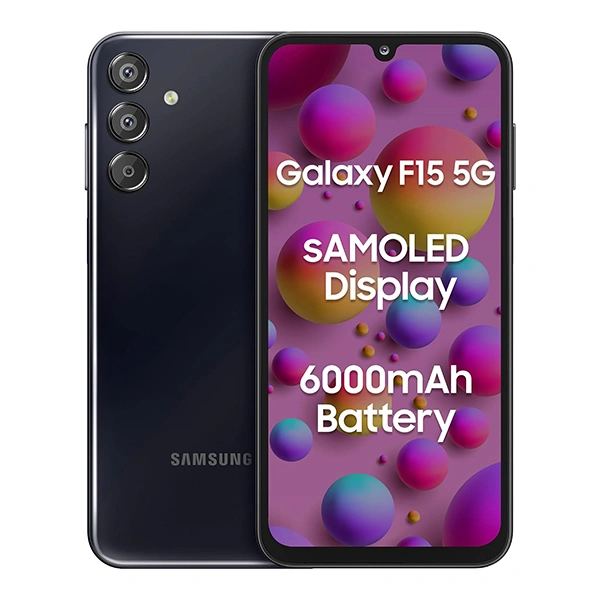 Samsung Galaxy F15 5G Mobile Phone - Groovy Violet, 8GB + 128 GB Storage - Groovy Violet