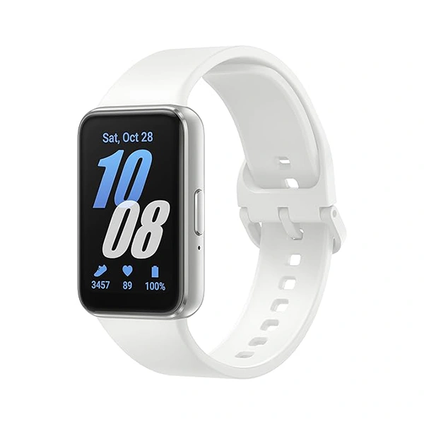 Samsung Galaxy Fit3 40mm AMOLED Display Watch - Silver - Silver
