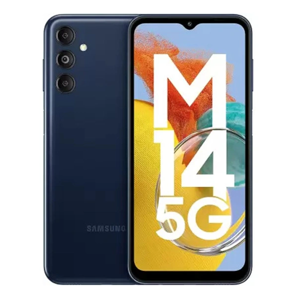 Samsung Galaxy M14 4G Mobile Phone - Berry Blue, 6GB RAM + 128GB Storage - Berry Blue