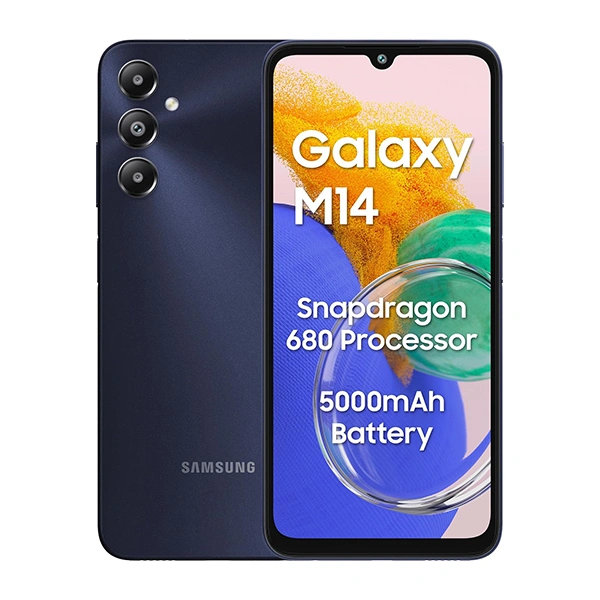 Samsung Galaxy M14 4G Mobile Phone - Sapphire Blue, 4GB RAM + 64GB Storage - Sapphire Blue