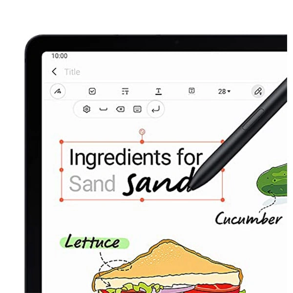 Samsung Galaxy Tab S7 FE 12.4 Inch LCD Display with Qualcomm SDM 750G Processor - Black, White