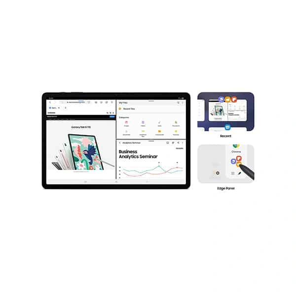 Samsung Galaxy Tab S7 FE 31.5 cm (12.4 inch) Large Display (Mystic Silver)