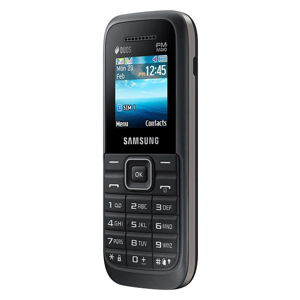 Samsung Guru FM Plus SM-B110E Keypad Phone - White - White