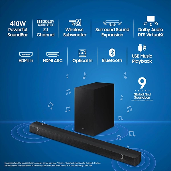 Samsung HW-B550 XL Dolby Digital Soundbar