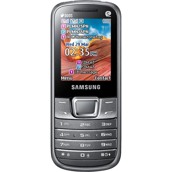 Samsung Metro GT-E2252 Keypad Phone - Black - Black