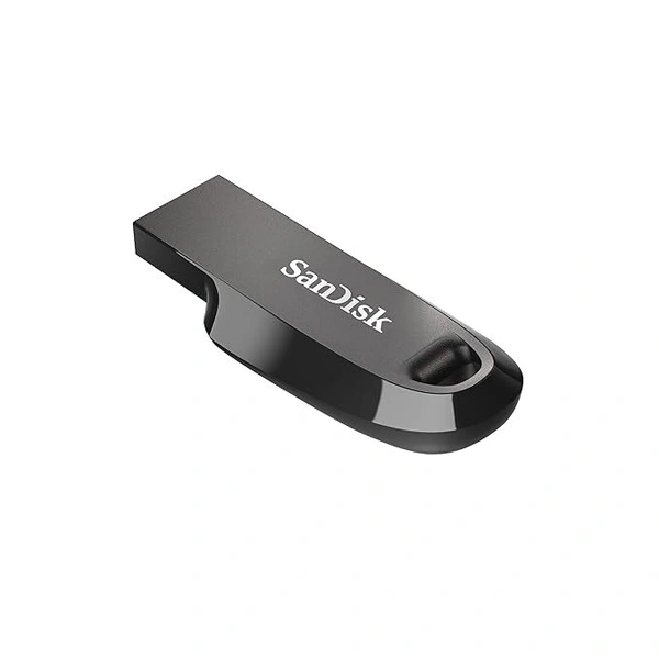 SanDisk Ultra Curve USB 3.2 128GB 100MB/s Pen Drives - Black - Black