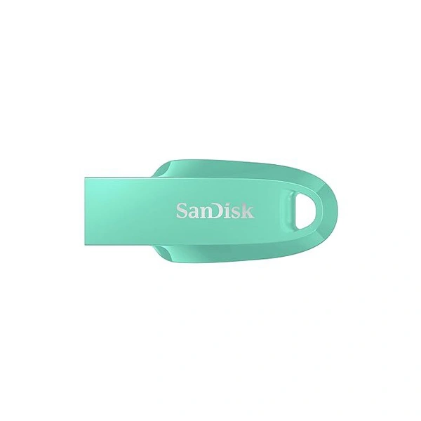 SanDisk Ultra Curve USB 3.2 128GB 100MB/s Pen Drives - Green - Green