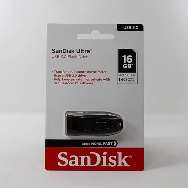 SanDisk Ultra CZ48 16GB USB 3.0 Pen Drive