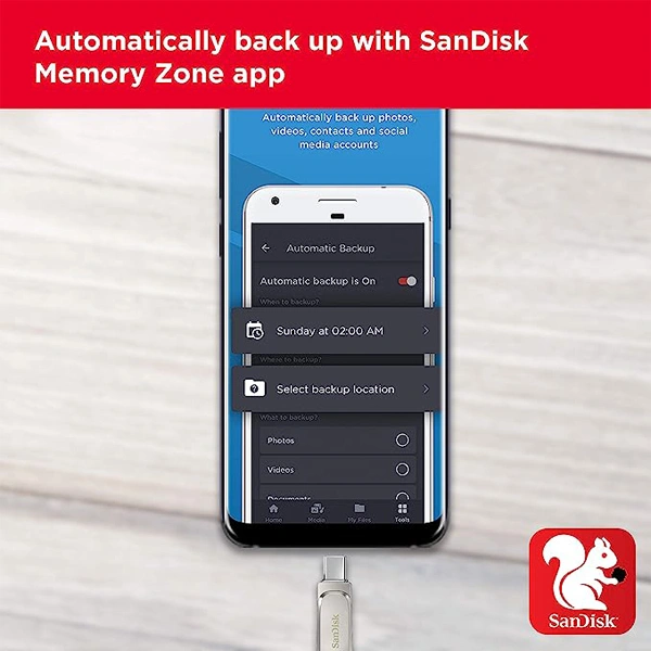 SanDisk Ultra Dual Drive Luxe USB Type C 1TB Flash Drive