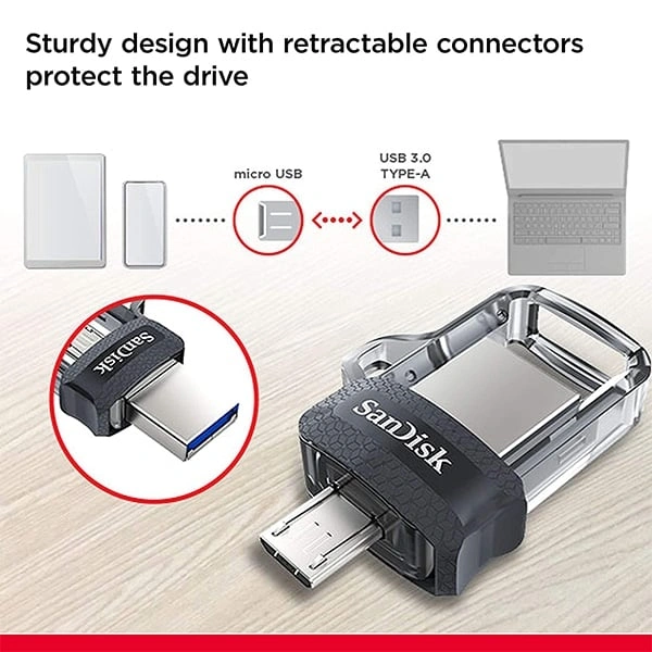SanDisk Ultra Dual USB 3.0 OTG Pen Drive - 128 GB