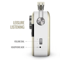 Carvaan Saregama Carvaan Hindi Portable Music Player with 5000 Preloaded Songs - White - White