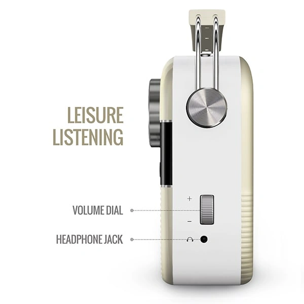Carvaan Saregama Carvaan Hindi Portable Music Player with 5000 Preloaded Songs - White - White