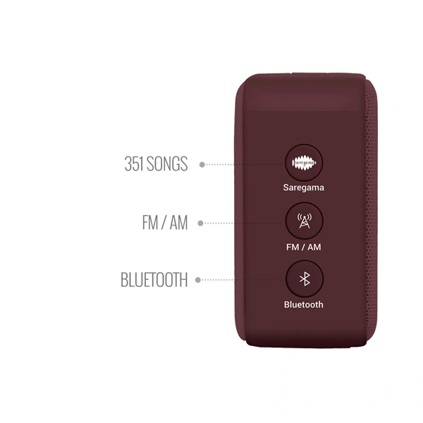 Carvaan Saregama Carvaan Mini Rabindrasangeet Bluetooth Speaker