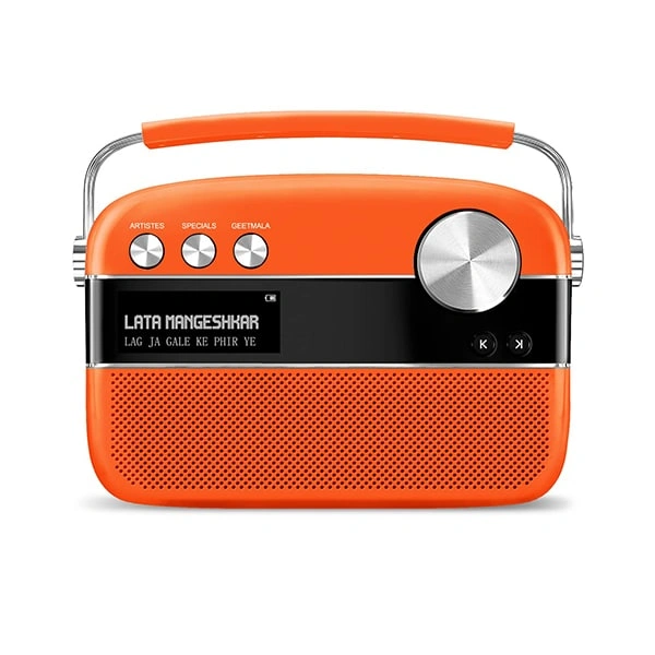 Carvaan Saregama Carvaan Premium Hindi Speaker - Candy Orange - Candy Orange