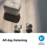 Sennheiser CX 400BT True Wireless Earbuds - White - White